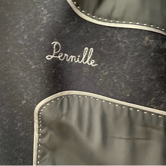 Mango x Pernille Navy Wool Coat, Small - Picture 4 of 5